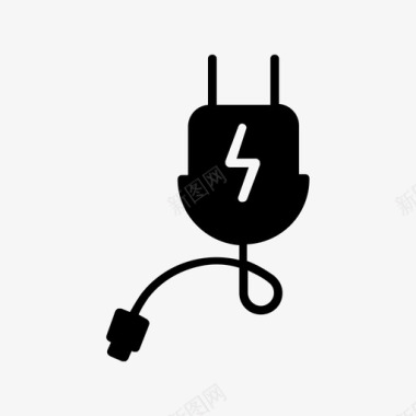 充电器电力移动充电器图标图标