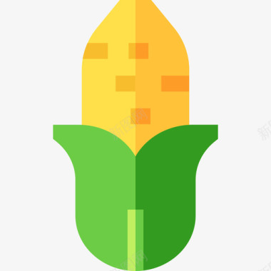 玉米过敏28平淡图标图标