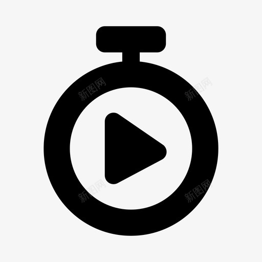 短片时钟电影类别图标svg_新图网 https://ixintu.com 时钟 电影 短片 类别 计时器