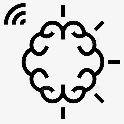 直觉的大脑的先天的图标svg_新图网 https://ixintu.com 先天的 大脑的 天生的 本能的 直觉的 积极的思考