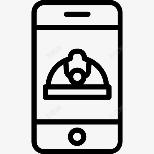 电话工程60线性图标svg_新图网 https://ixintu.com 工程60 电话 线性