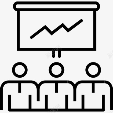 会议董事会图表图标图标