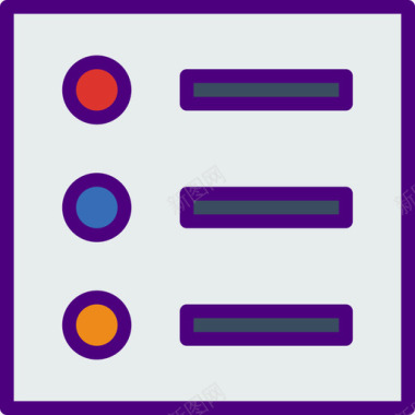 待办事项列表文本格式8线型颜色图标图标