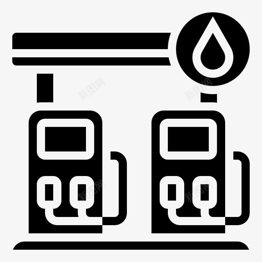 加油站石油工业12雕文图标svg_新图网 https://ixintu.com 加油站 石油工业12 雕文