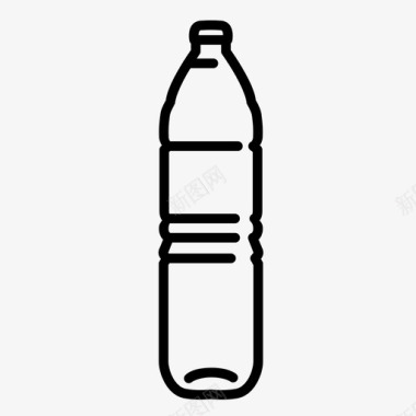 瓶子饮料瓶饮用水图标图标