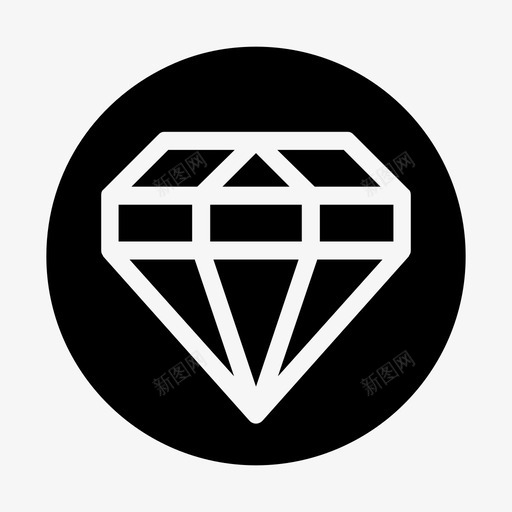 cyrstal银行业diamond图标svg_新图网 https://ixintu.com cyrstal diamond investor 银行业