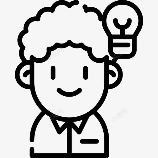 理念工商管理4线性图标svg_新图网 https://ixintu.com 工商管理4 理念 线性
