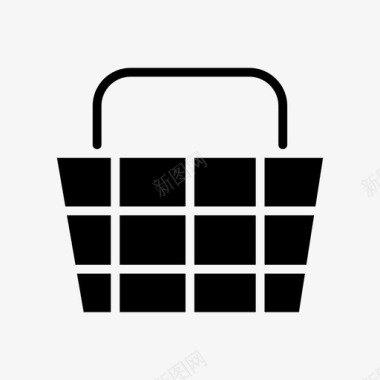 购物篮集装箱采购图标图标