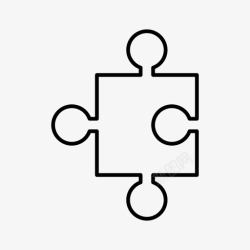 混合方块方块游戏拼图图标高清图片