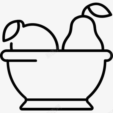 水果瓶食物厨房图标图标