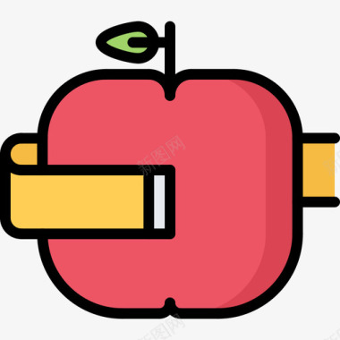苹果78号健身房彩色图标图标