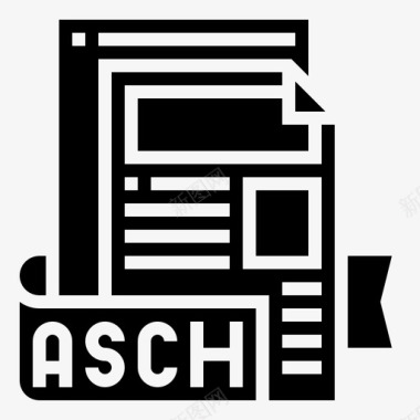 Ascii文件和文档27字形图标图标