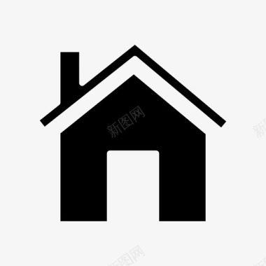 房屋建筑物建筑和工具图标图标