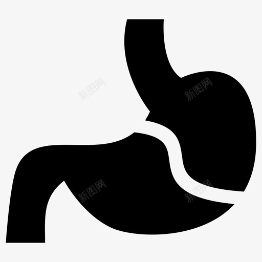 胃身体疾病图标svg_新图网 https://ixintu.com 健康 医疗 疾病 胃痛 身体