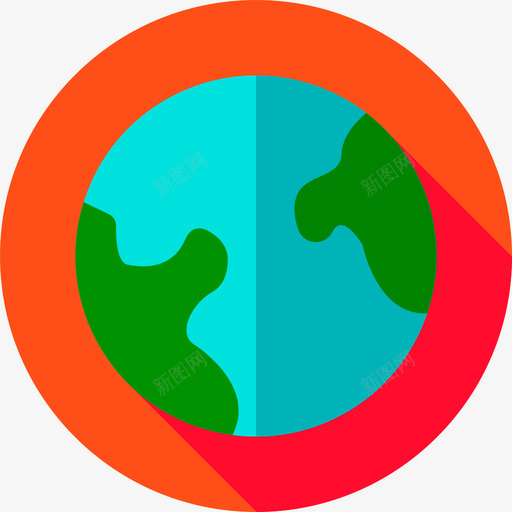 地球冒险39平坦图标svg_新图网 https://ixintu.com 冒险 地球 平坦