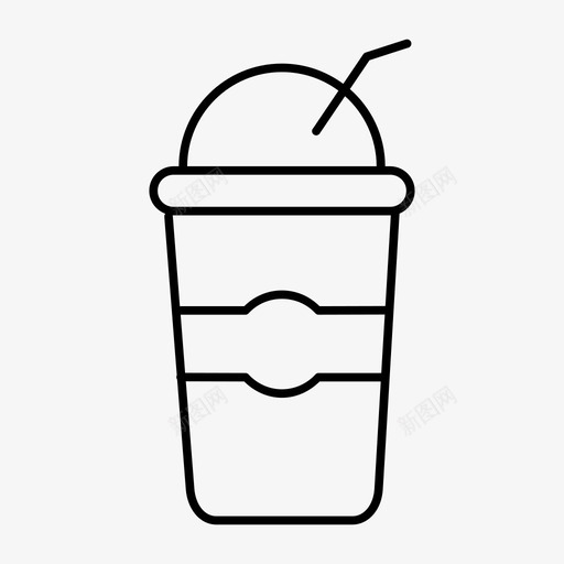 新鲜饮料杯子冰茶图标svg_新图网 https://ixintu.com 冰茶 新鲜 杯子 饮料