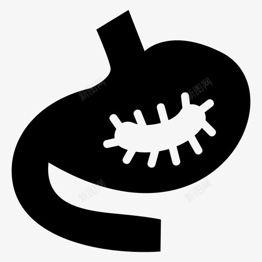 胃身体疾病图标svg_新图网 https://ixintu.com 健康 医疗 疾病 胃 胃痛 身体