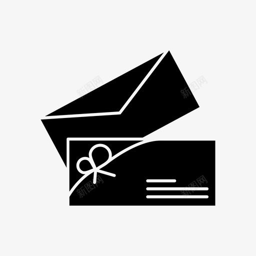 优惠券折扣电子邮件图标svg_新图网 https://ixintu.com 优惠券 字形图标 折扣 电子邮件