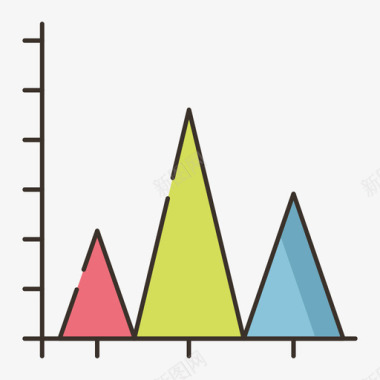 分析信息图4线性颜色图标图标