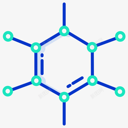 分子科学技术5轮廓颜色图标svg_新图网 https://ixintu.com 分子 科学技术5 轮廓颜色