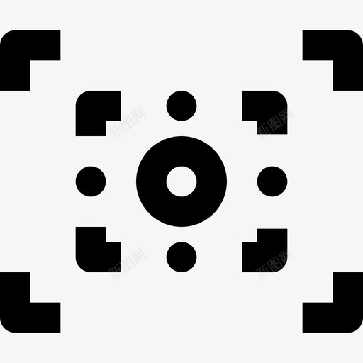 聚焦摄影125线性图标svg_新图网 https://ixintu.com 摄影125 线性 聚焦