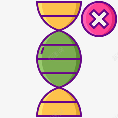 转基因生物cbd油1线性颜色图标图标