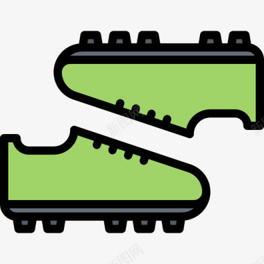 足球鞋69码彩色图标图标