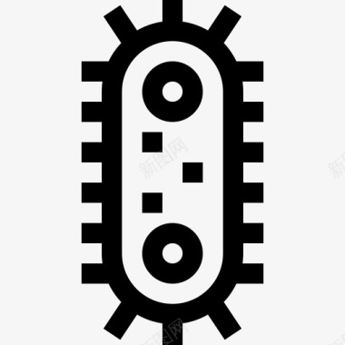 病毒生物学20线状图标图标
