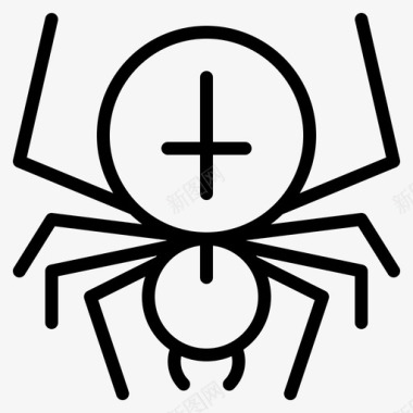 蜘蛛万圣节177直系图标图标