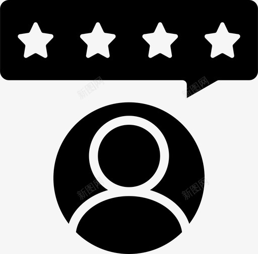 星级调查和评级2填充图标svg_新图网 https://ixintu.com 填充 星级 评级 调查