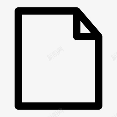 空白文件业务办公室图标图标
