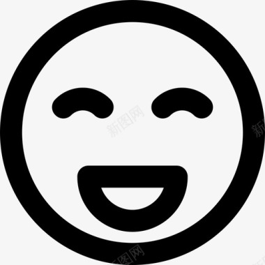 笑脸表情符号脸图标图标
