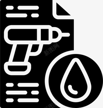 石油钻机石油和天然气6填充图标图标