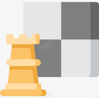 国际象棋业余爱好和自由时间13平局图标图标