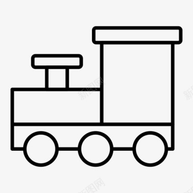 火车童年玩耍图标图标