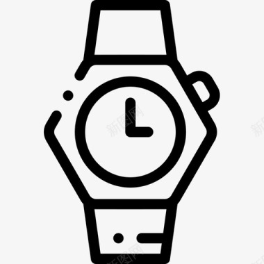 手表时尚21直线型图标图标