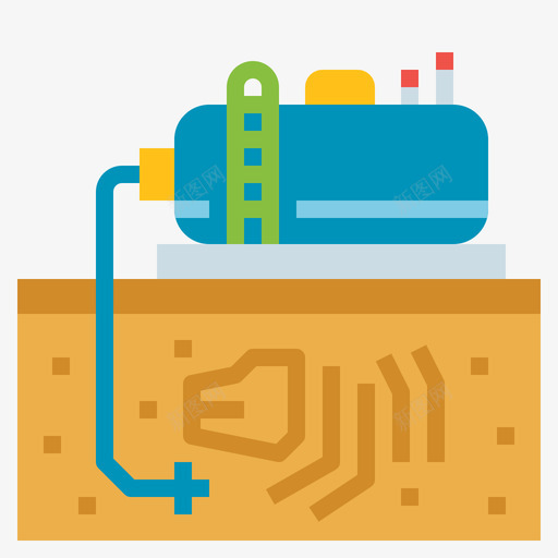 化石石油3扁平图标svg_新图网 https://ixintu.com 化石 扁平 石油3
