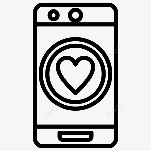 手机聊天谈心图标svg_新图网 https://ixintu.com 婚礼 婚礼和爱情常规线路集156 手机 爱情 聊天 谈心