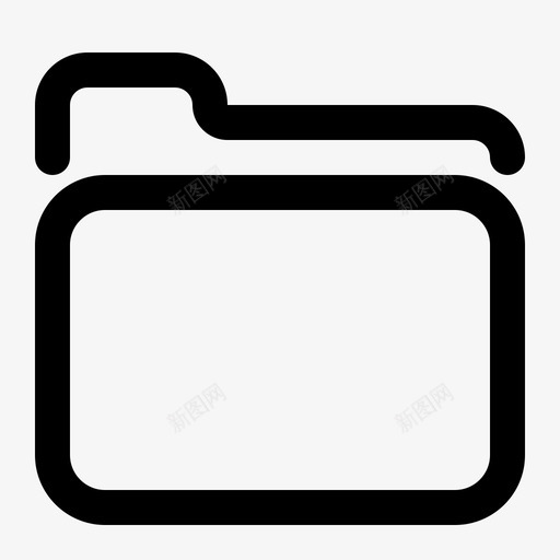文件应用基本图标svg_新图网 https://ixintu.com 基本 基本圆形用户界面第一卷 应用 文件 文件夹 用户界面