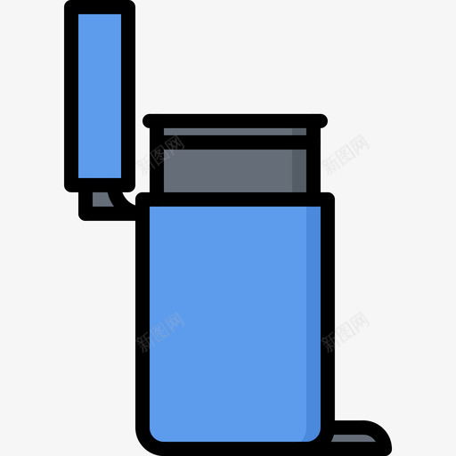 垃圾清洁76彩色图标svg_新图网 https://ixintu.com 垃圾 彩色 清洁