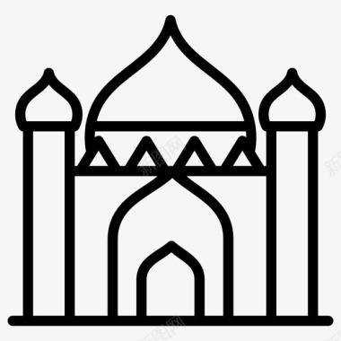 russain清真寺建筑伊斯兰建筑russainmasjid图标图标