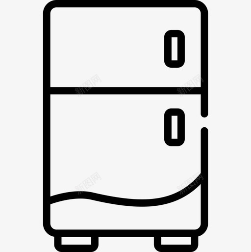 冰箱电子61线性图标svg_新图网 https://ixintu.com 冰箱 电子61 线性
