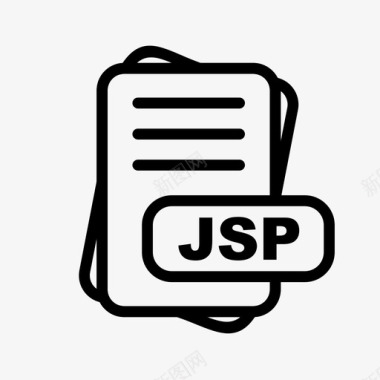 jsp文件扩展名文件格式文件类型集合图标包图标