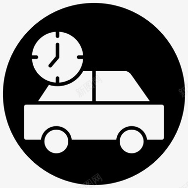提前预订预订出租车每小时套餐图标图标