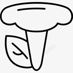蜜环菌蜜环菌配料蘑菇图标高清图片