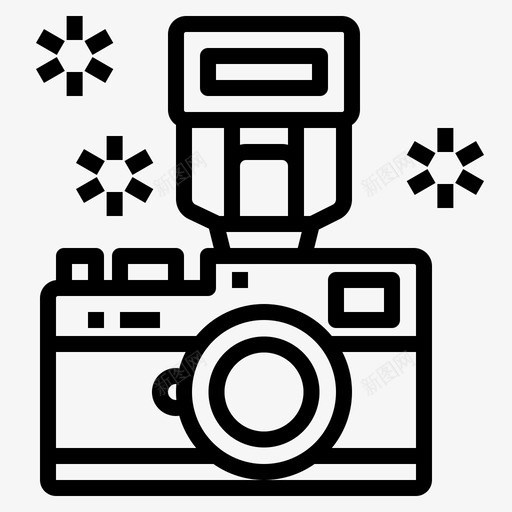 摄像机庆祝37直线图标svg_新图网 https://ixintu.com 庆祝 摄像机 直线