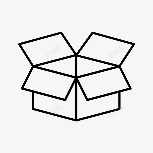 箱子货物货箱图标svg_新图网 https://ixintu.com 交货 图标 箱子 货物 货箱 轮廓