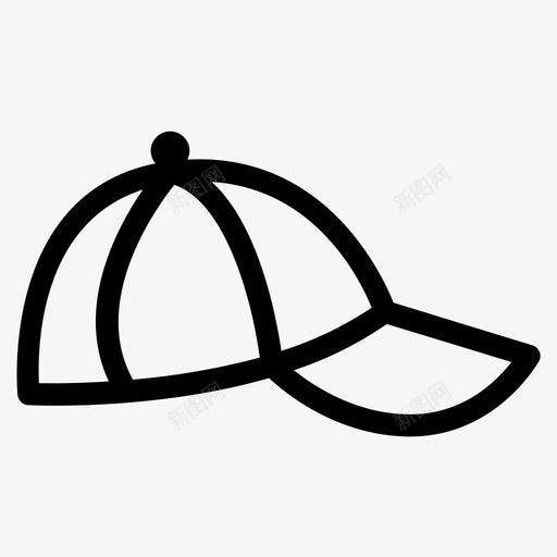 帽子时尚风格图标svg_新图网 https://ixintu.com 图标 帽子 时尚 风格