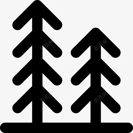 森林冒险46直线型图标svg_新图网 https://ixintu.com 冒险46 森林 直线型