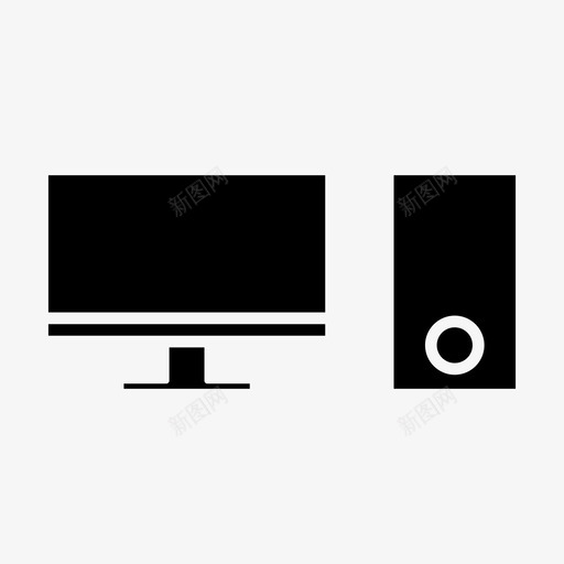 计算机cpu在线图标svg_新图网 https://ixintu.com cpu 在线 字形 工作 技术 用户界面 计算机